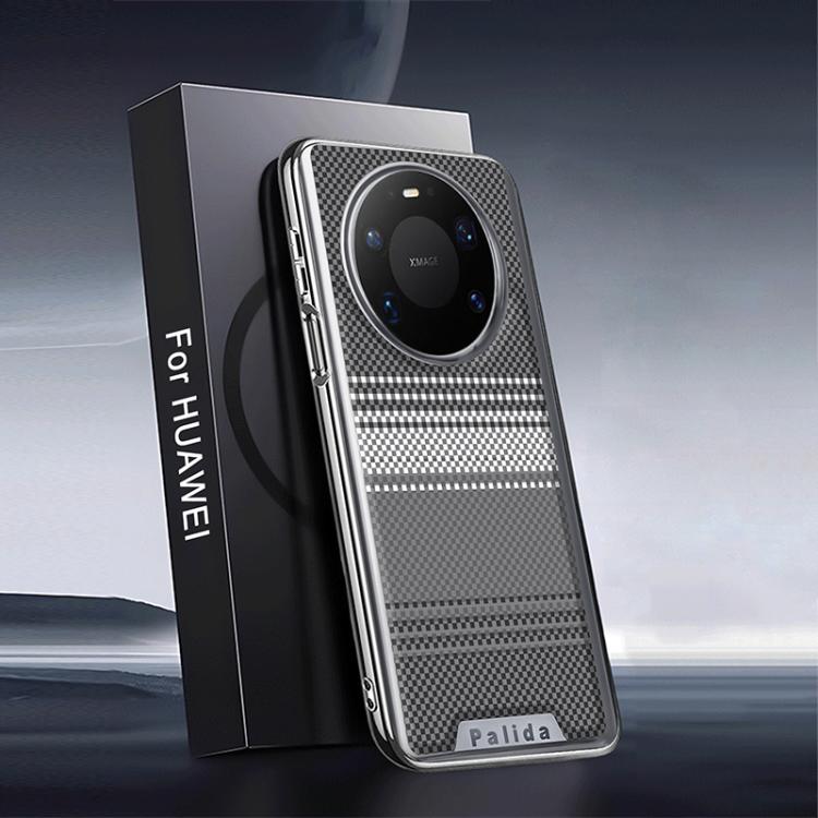 For Huawei Mate 80 Pro Palida Electroplated Kevlar Texture Shockproof Phone Case
