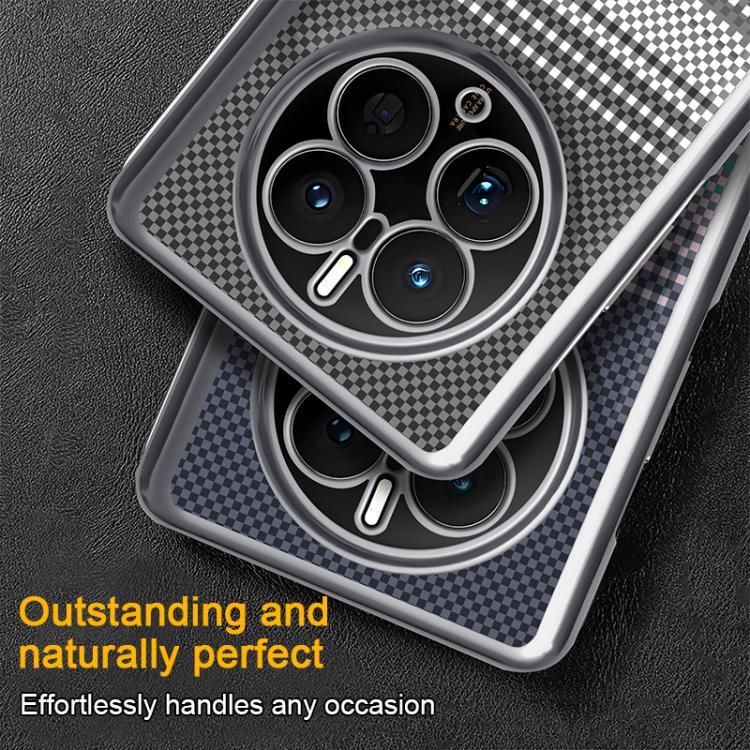 For Huawei Mate 40 Pro Palida Electroplated Kevlar Texture Shockproof Phone Case