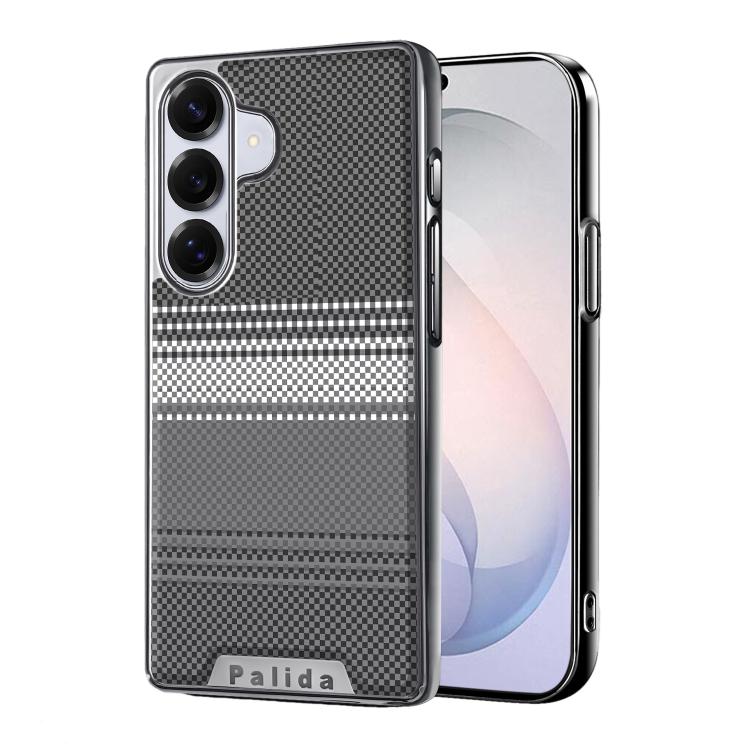 For Samsung Galaxy S26 5G Palida Electroplated Kevlar Texture Shockproof Phone Case