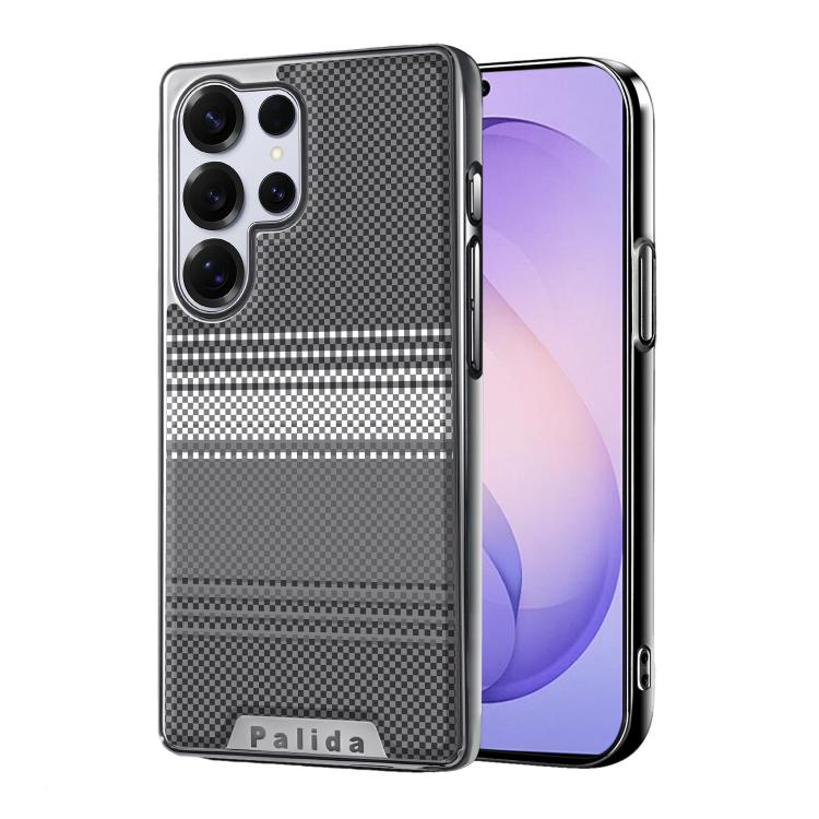 For Samsung Galaxy S26 Ultra 5G Palida Electroplated Kevlar Texture Shockproof Phone Case