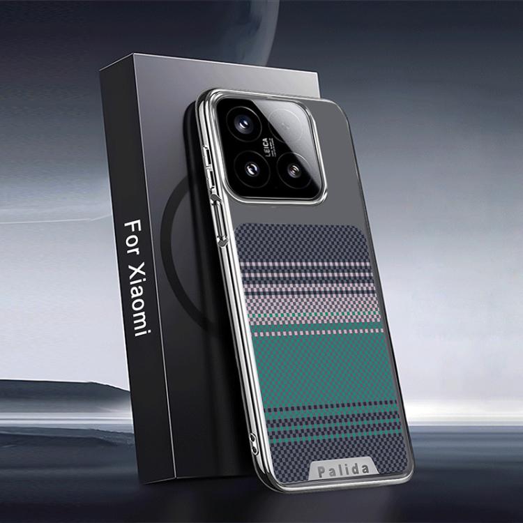 For Xiaomi 15 Palida Electroplated Kevlar Texture Shockproof Phone Case