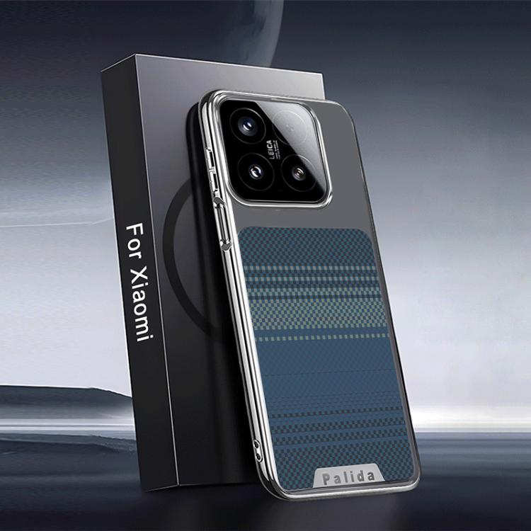 For Xiaomi 15 Palida Electroplated Kevlar Texture Shockproof Phone Case