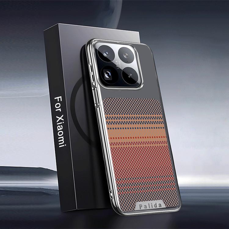 For Xiaomi 15 Pro Palida Electroplated Kevlar Texture Shockproof Phone Case