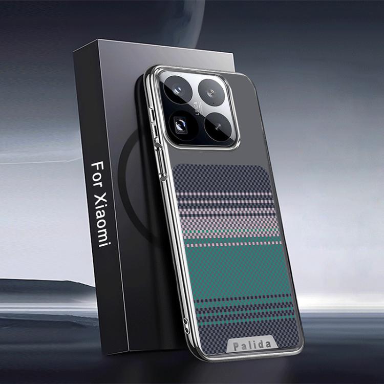 For Xiaomi 15 Pro Palida Electroplated Kevlar Texture Shockproof Phone Case