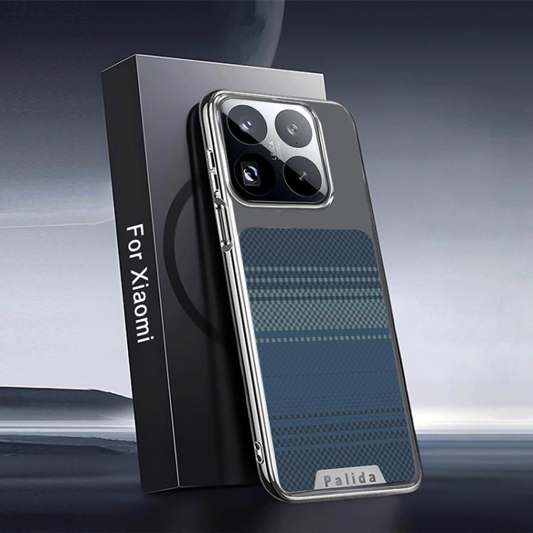 For Xiaomi 15 Pro Palida Electroplated Kevlar Texture Shockproof Phone Case