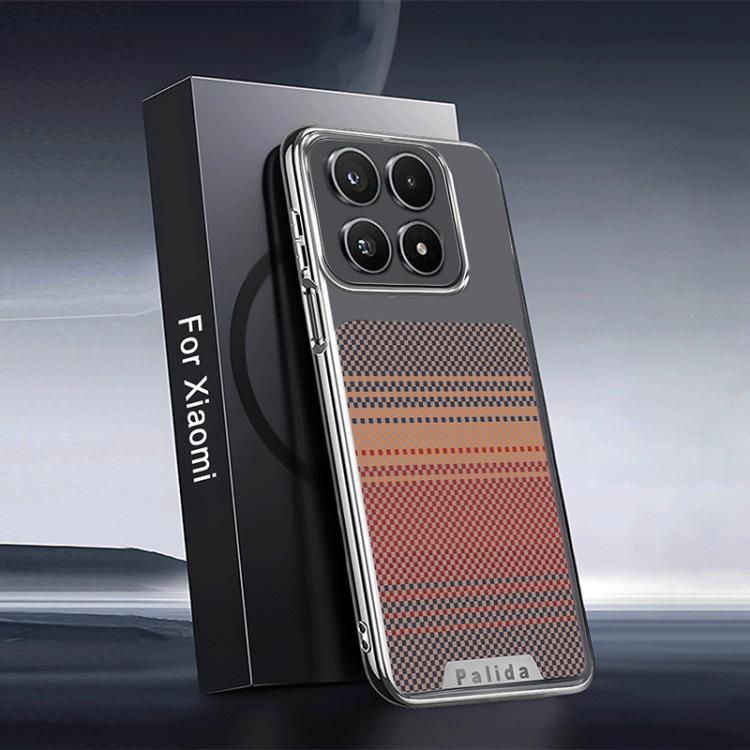 For Xiaomi 17 Palida Electroplated Kevlar Texture Shockproof Phone Case