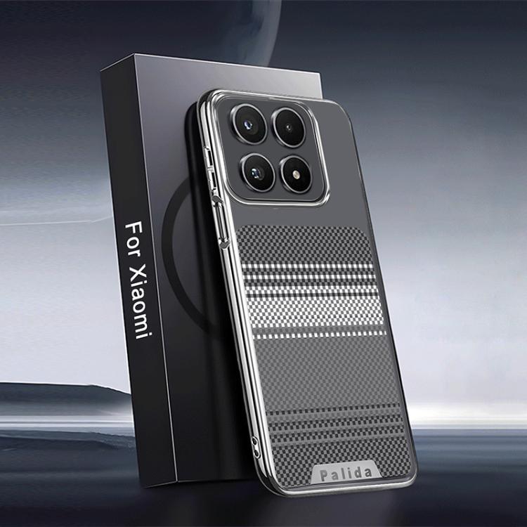 For Xiaomi 17 Palida Electroplated Kevlar Texture Shockproof Phone Case