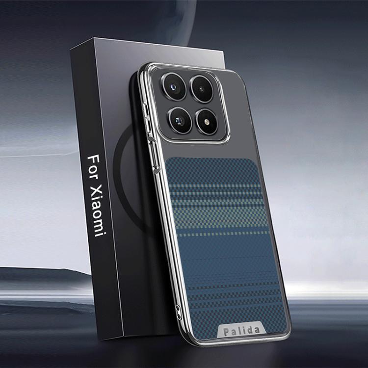 For Xiaomi 17 Palida Electroplated Kevlar Texture Shockproof Phone Case