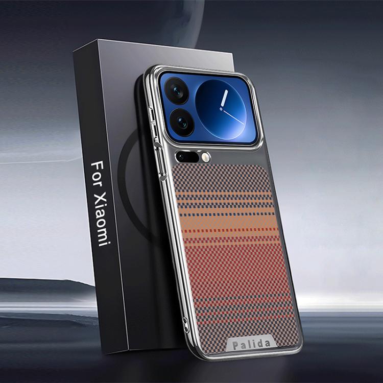 For Xiaomi 17 Pro Palida Electroplated Kevlar Texture Shockproof Phone Case