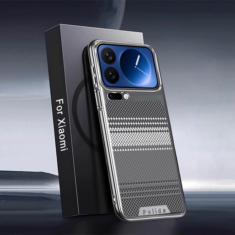 For Xiaomi 17 Pro Palida Electroplated Kevlar Texture Shockproof Phone Case