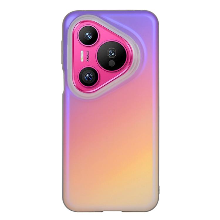 For Huawei Pura 70 Original Color Series Matte Laser Gradient Shockproof Phone Case