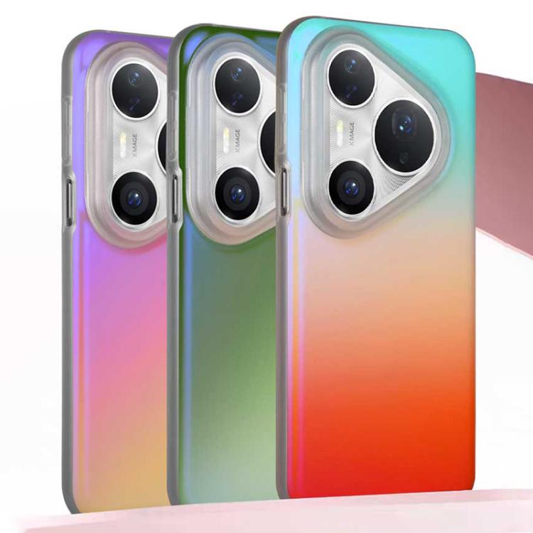 For Huawei Pura 70 Pro Original Color Series Matte Laser Gradient Shockproof Phone Case