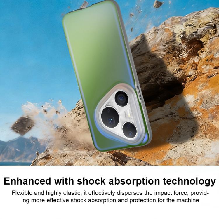 For Huawei Pura 70 Original Color Series Matte Laser Gradient Shockproof Phone Case