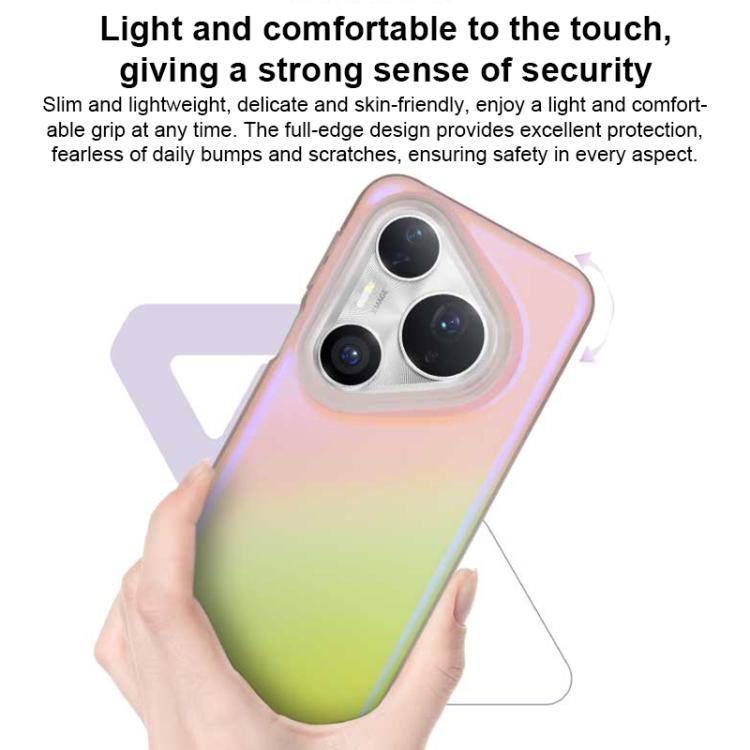 For Huawei Pura 70 Original Color Series Matte Laser Gradient Shockproof Phone Case