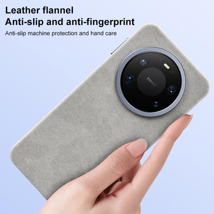 For Huawei Mate 80 Pro Max Flannel Textured Magnetic Full Coverage Phone Case