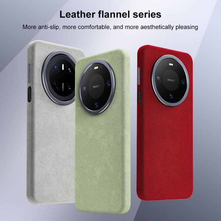 For Huawei Mate 80 / 80 Pro Flannel Textured Magnetic Full Coverage Phone Case