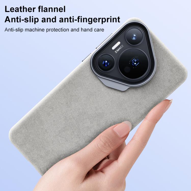 For Huawei Pura 80 Pro 5G Flannel Textured Magnetic Full Coverage Phone Case