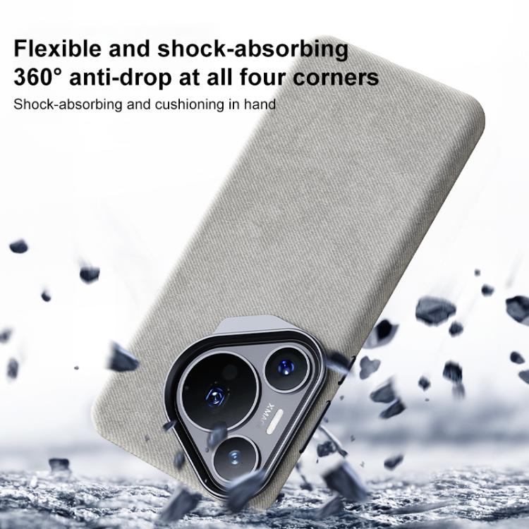 For Huawei Pura 80 Pro 5G Flannel Textured Magnetic Full Coverage Phone Case