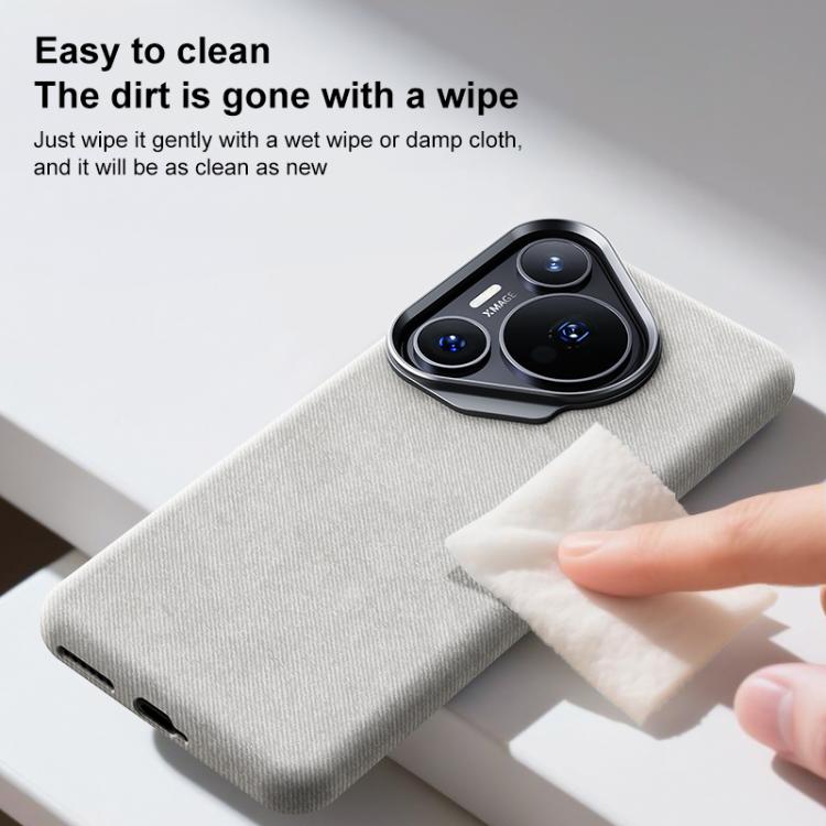 For Huawei Pura 80 5G Flannel Textured Magnetic Full Coverage Phone Case