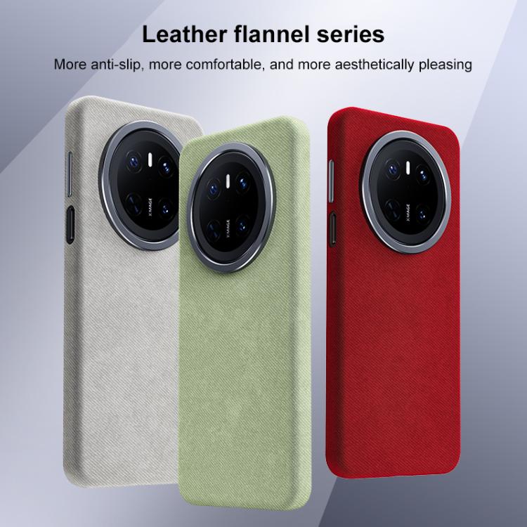 For Huawei Mate 70 Flannel Textured Magnetic Full Coverage Phone Case