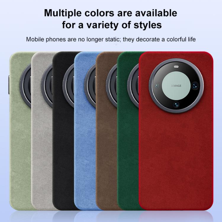 For Huawei Mate 60 Flannel Textured Magnetic Full Coverage Phone Case