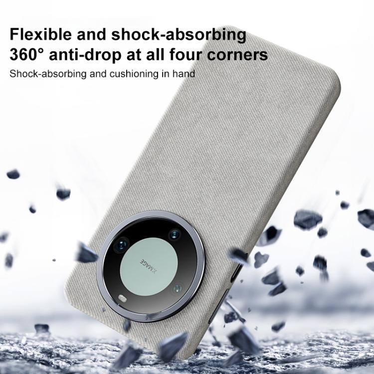 For Huawei Mate 60 Flannel Textured Magnetic Full Coverage Phone Case