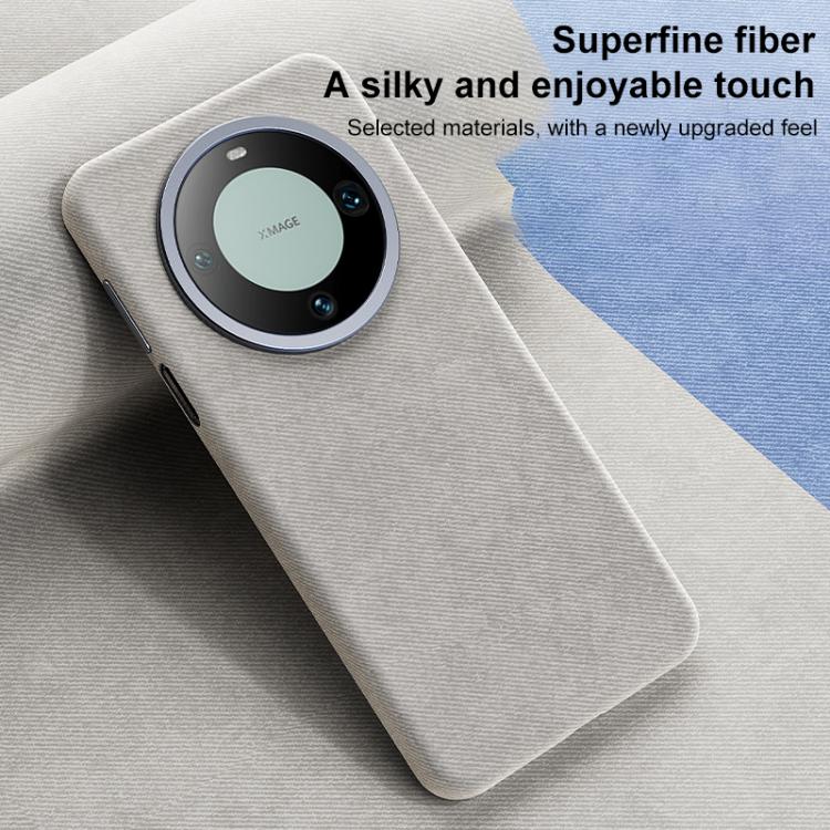 For Huawei Mate 60 Flannel Textured Magnetic Full Coverage Phone Case