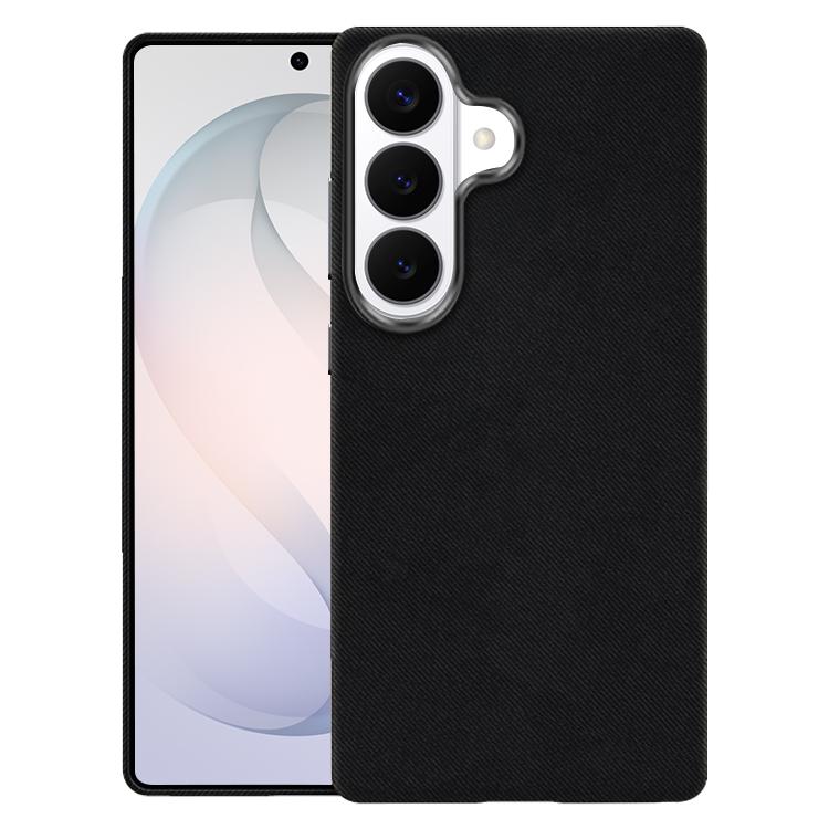 For Samsung Galaxy S26+ 5G Flannel Textured Magnetic Full Coverage Phone Case