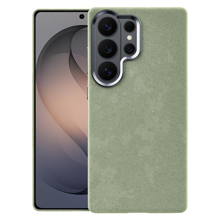 For Samsung Galaxy S26 Ultra 5G Flannel Textured Magnetic Full Coverage Phone Case