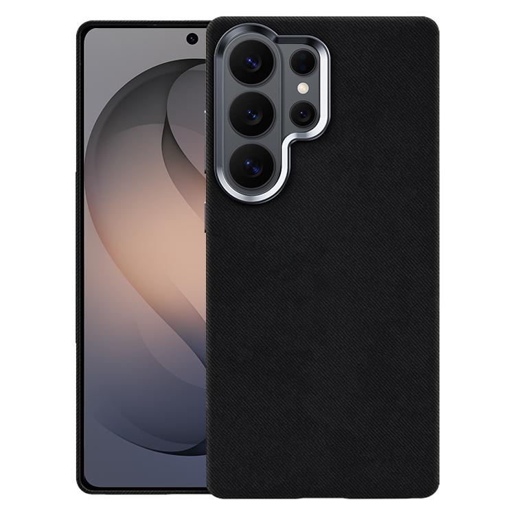 For Samsung Galaxy S26 Ultra 5G Flannel Textured Magnetic Full Coverage Phone Case