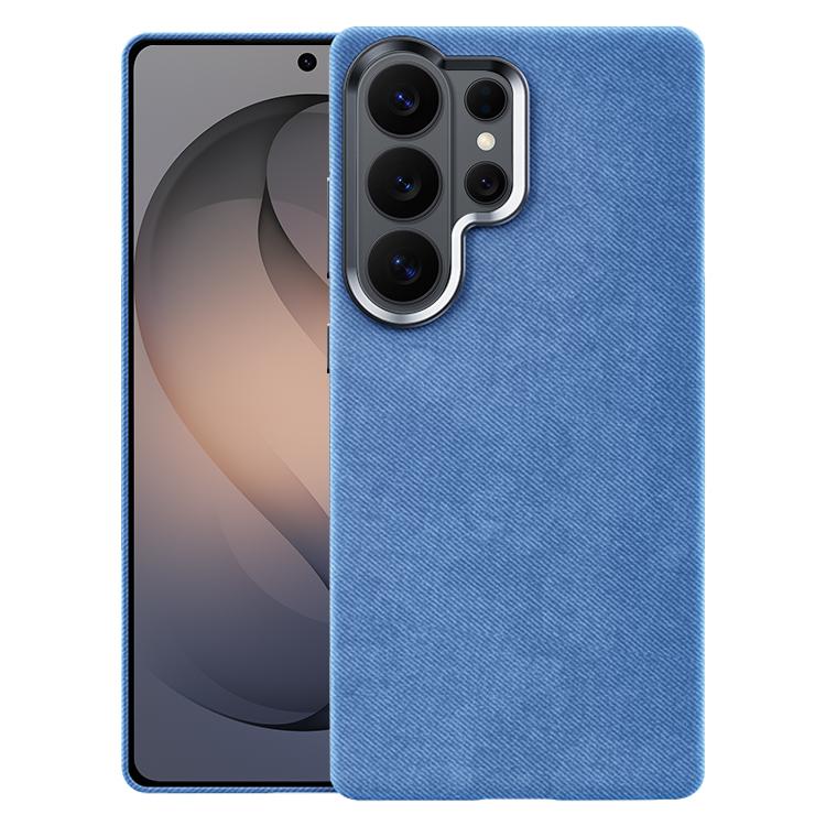 For Samsung Galaxy S26 Ultra 5G Flannel Textured Magnetic Full Coverage Phone Case