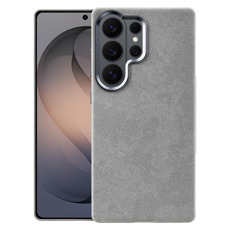 For Samsung Galaxy S26 Ultra 5G Flannel Textured Magnetic Full Coverage Phone Case