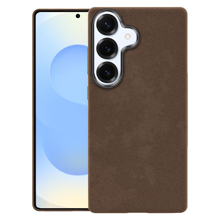For Samsung Galaxy S25+ 5G / S24+ 5G Flannel Textured Magnetic Full Coverage Phone Case