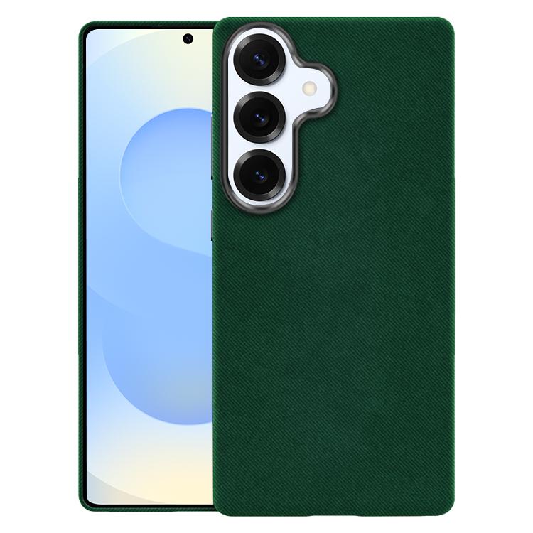 For Samsung Galaxy S25+ 5G / S24+ 5G Flannel Textured Magnetic Full Coverage Phone Case