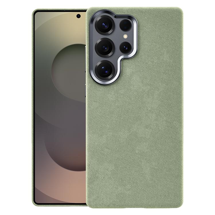 For Samsung Galaxy S25 Ultra 5G Flannel Textured Magnetic Full Coverage Phone Case