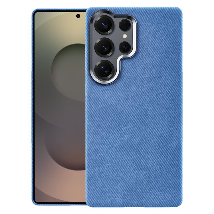 For Samsung Galaxy S25 Ultra 5G Flannel Textured Magnetic Full Coverage Phone Case
