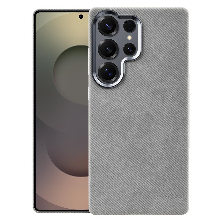 For Samsung Galaxy S25 Ultra 5G Flannel Textured Magnetic Full Coverage Phone Case