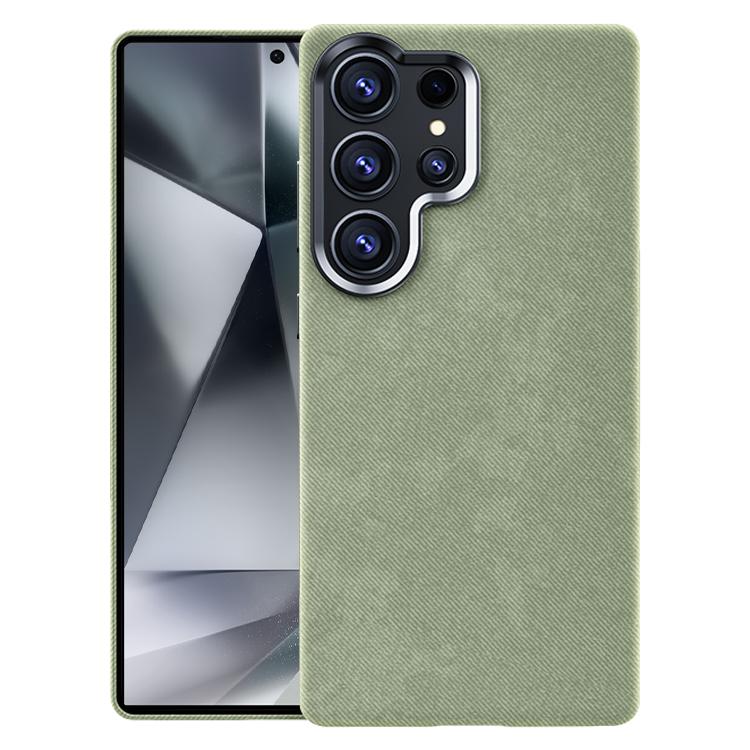 For Samsung Galaxy S24 Ultra 5G Flannel Textured Magnetic Full Coverage Phone Case