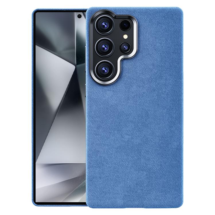 For Samsung Galaxy S24 Ultra 5G Flannel Textured Magnetic Full Coverage Phone Case