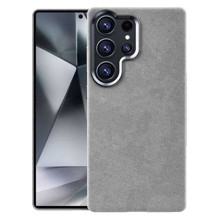 For Samsung Galaxy S24 Ultra 5G Flannel Textured Magnetic Full Coverage Phone Case