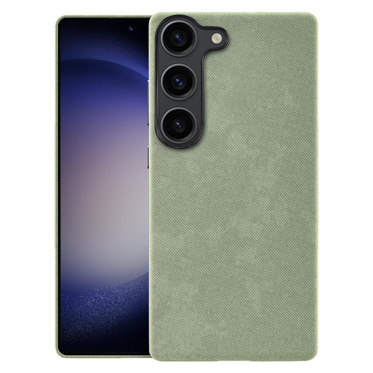 For Samsung Galaxy S23+ 5G Flannel Textured Magnetic Full Coverage Phone Case