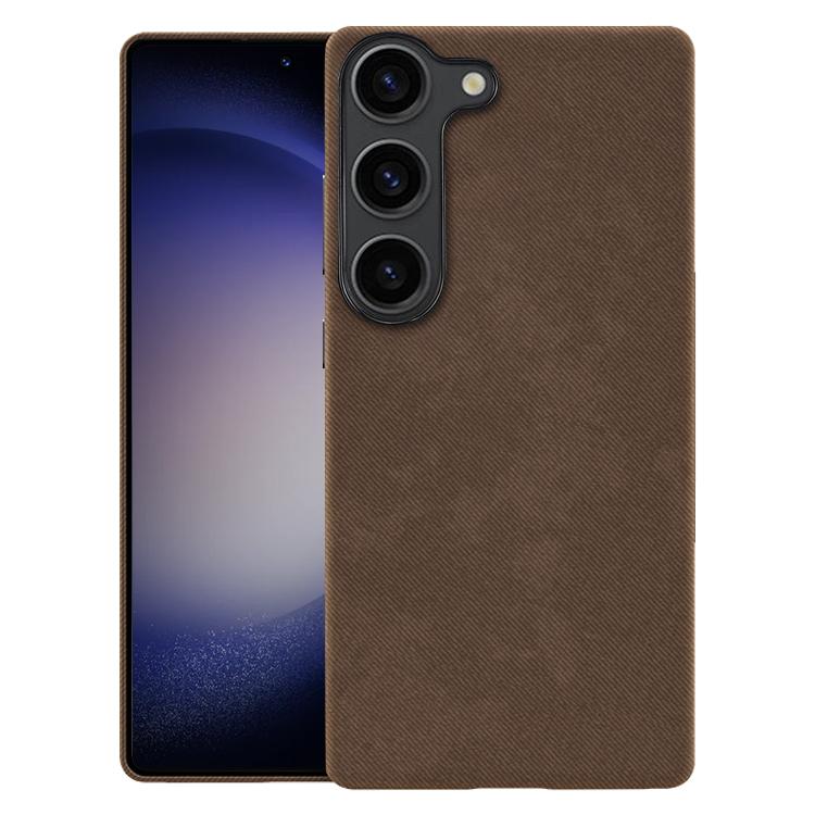 For Samsung Galaxy S23+ 5G Flannel Textured Magnetic Full Coverage Phone Case