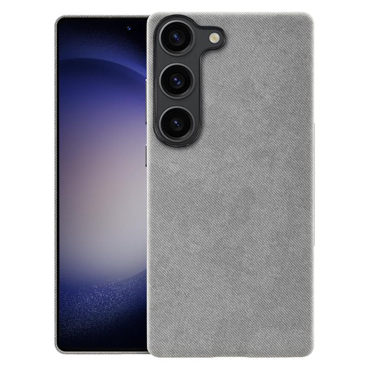 For Samsung Galaxy S23+ 5G Flannel Textured Magnetic Full Coverage Phone Case
