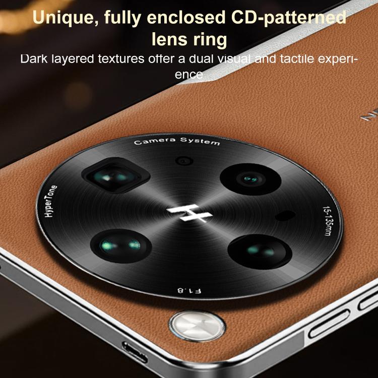 For OPPO Find X8 Electroplated Frame Sheepskin Texture Morandi Color Shockproof Phone Case