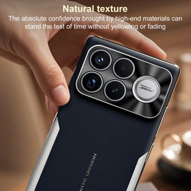 For Redmi K90 Pro Max Electroplated Frame Sheepskin Texture Morandi Color Shockproof Phone Case