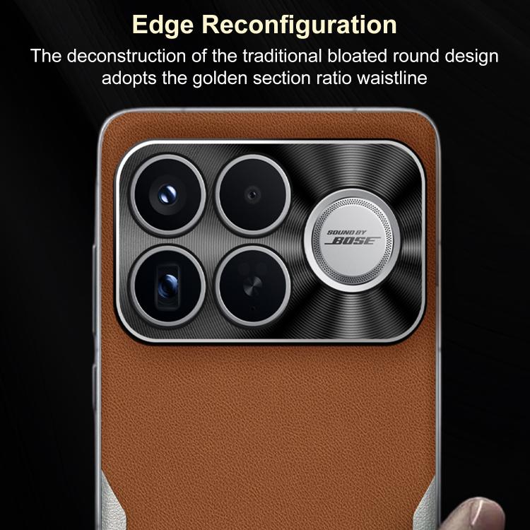 For Redmi K90 Pro Max Electroplated Frame Sheepskin Texture Morandi Color Shockproof Phone Case