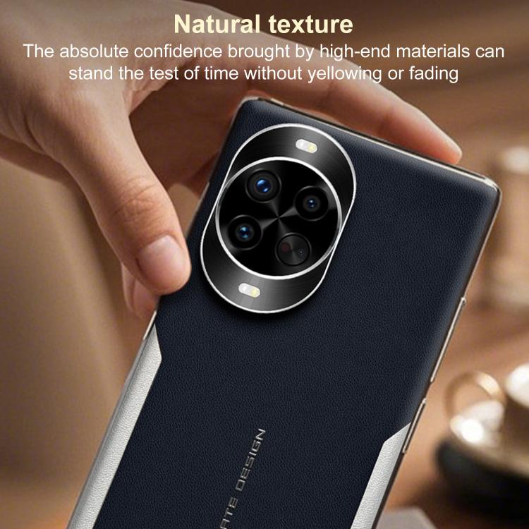 For Huawei Nova 13 Pro Electroplated Frame Sheepskin Texture Morandi Color Shockproof Phone Case