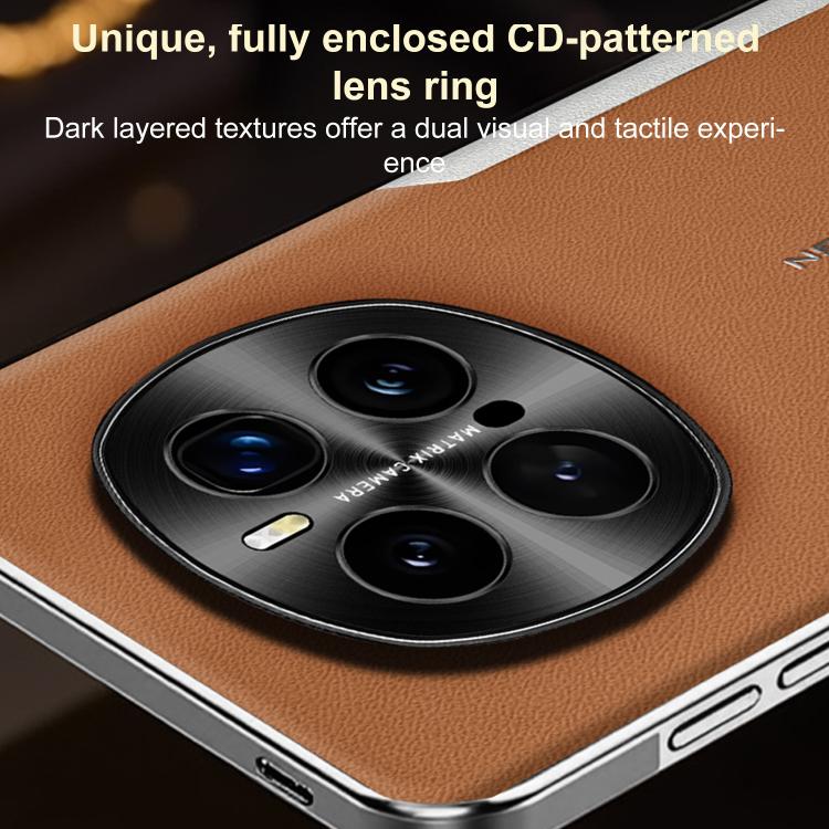 For Honor Magic7 Electroplated Frame Sheepskin Texture Morandi Color Shockproof Phone Case