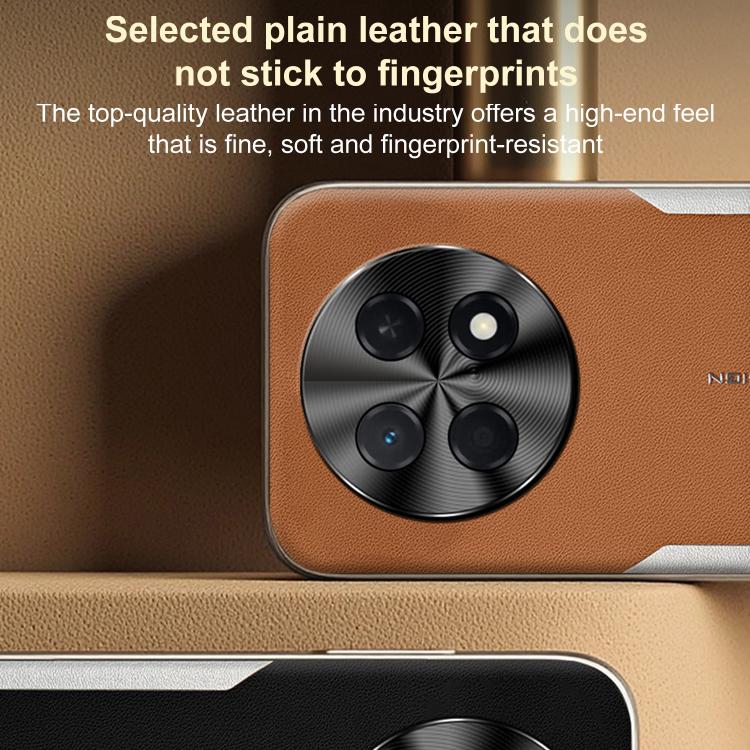 For Honor X60 Electroplated Frame Sheepskin Texture Morandi Color Shockproof Phone Case
