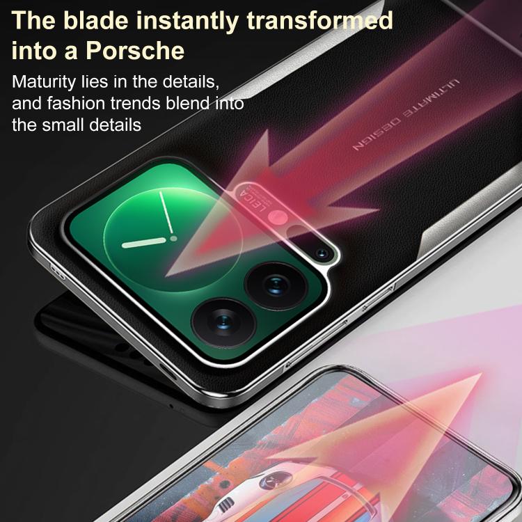 For Xiaomi 17 Pro Electroplated Frame Sheepskin Texture Morandi Color Shockproof Phone Case
